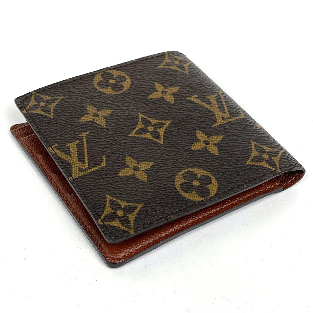 Louis Vuitton fold Monnaie Billfold Credit Wallet Portefeuille Bi Cartes Black